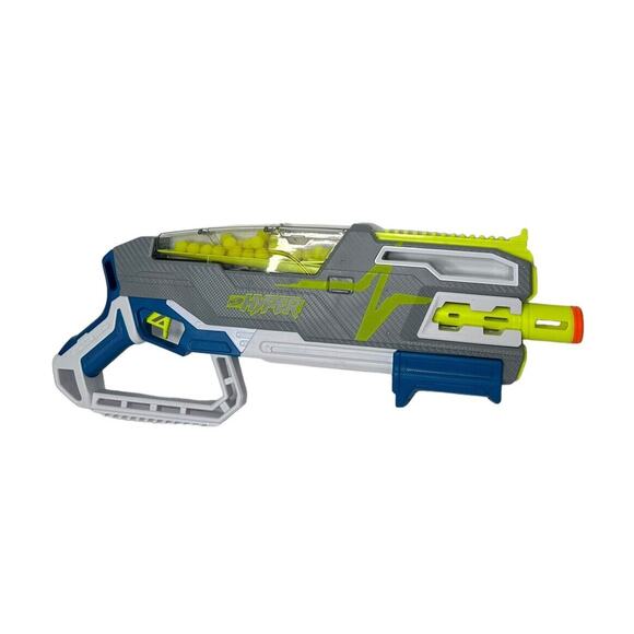 Nerf Hyper Siege-50 Pump-Action Toy Gun Blaster & 2 Reload Canister w/Rounds - Picture 2 of 12